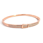 PurpleLuck Office Girl 925 Silver Diamond Bracelet. Dainty and charming bracelet for simple daily wear