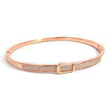 PurpleLuck Office Girl 925 Silver Diamond Bracelet. Dainty and charming bracelet for simple daily wear