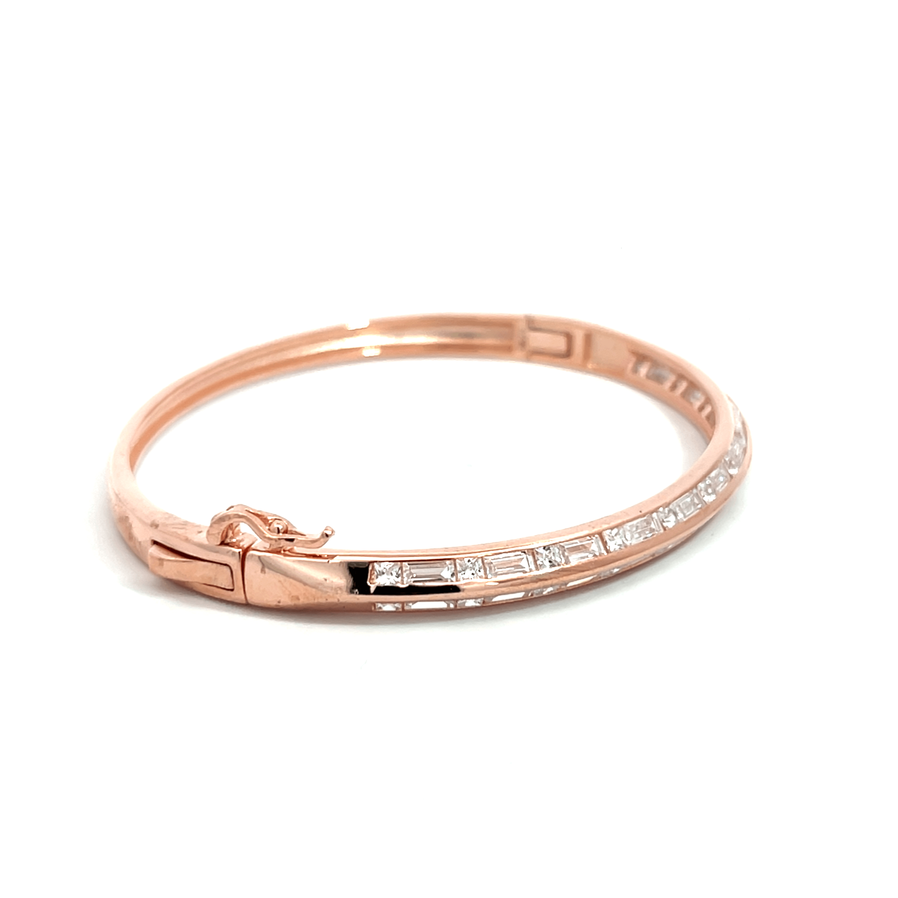 Purpleluck Rose Gold Lumiere Bracelet festive wear rose gold plated romantic gift for women