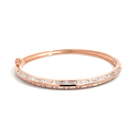 Purpleluck Rose Gold Lumiere Bracelet festive wear rose gold plated romantic gift for women