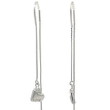 PurpleLuck Candice 925 Silver Thread Earrings for Birthday and Valentine Day gift for Girlfriend and Wife. Charm and elegant design