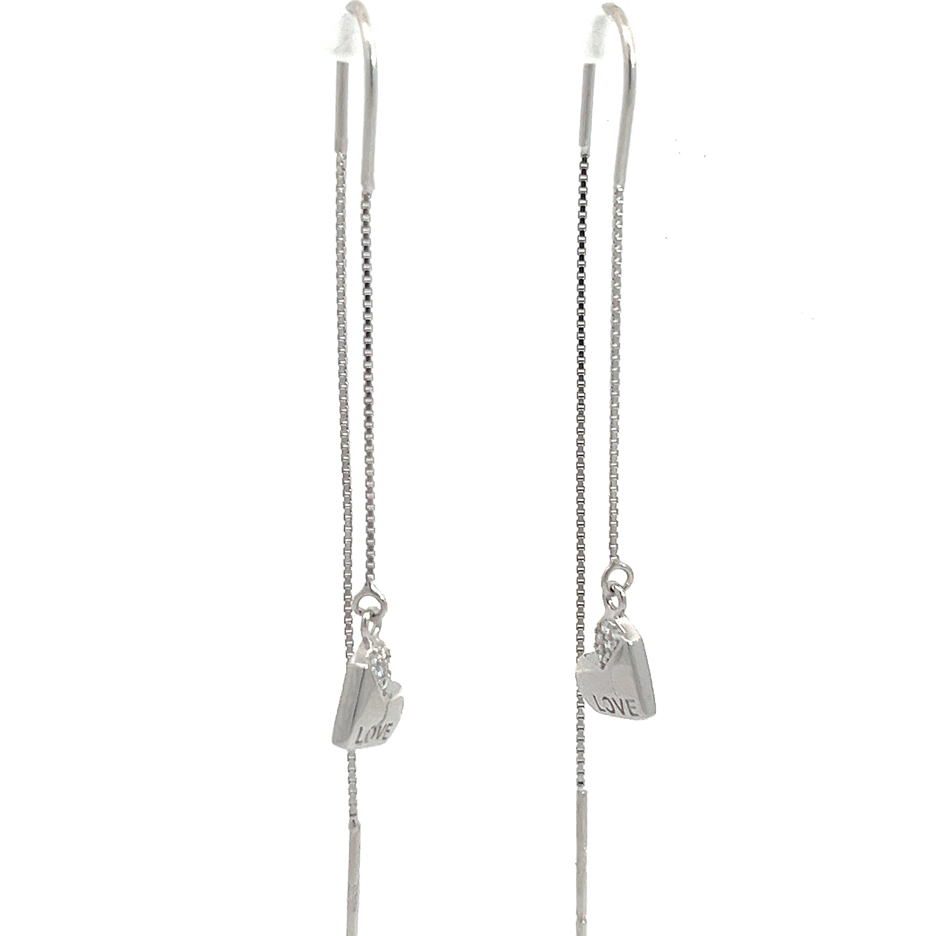 PurpleLuck Candice 925 Silver Thread Earrings for Birthday and Valentine Day gift for Girlfriend and Wife. Charm and elegant design