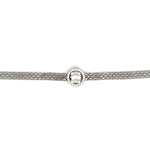 PurpleLuck Silver Ethereal Chain Bracelet. Women and girl Sterling Silver bracelet with chain design