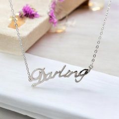 PurpleLuck Darling 925 Silver Pendant Simple and charming jewelry for women and girls