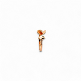 PurpleLuck Emma Rose Gold Ring. Sterling Silver daily wear elegant adjustable ring for women and girls. Perfect for Romantic gift for girlfriend