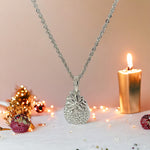 PurpleLuck Fruit Ninja 925 Silver Necklace cute and charming pendant with adjustable chain. Gift for sister, girlfriend and wife