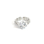 PurpleLuck Giovanna 925 Silver Chain Ring for girls and women gifting
