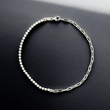PurpleLuck Tamanna 925 Silver Anklet. Elegant and simple daily wear anklet for women and girls