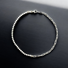 PurpleLuck Tamanna 925 Silver Anklet. Elegant and simple daily wear anklet for women and girls