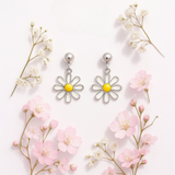 Anastasia 925 Silver Flower Earrings