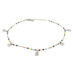 PurpleLuck- Giorgia Silver Anklet