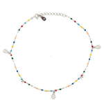 PurpleLuck- Giorgia Silver Anklet