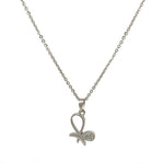 purpleluck gisele silver pendant. Butterfly shaped sterling silver pendant