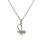 purpleluck gisele silver pendant. Butterfly shaped sterling silver pendant