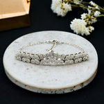 PurpleLuck Haerin Sterling Silver Bracelet for luxury gifting for women adjustbale chain
