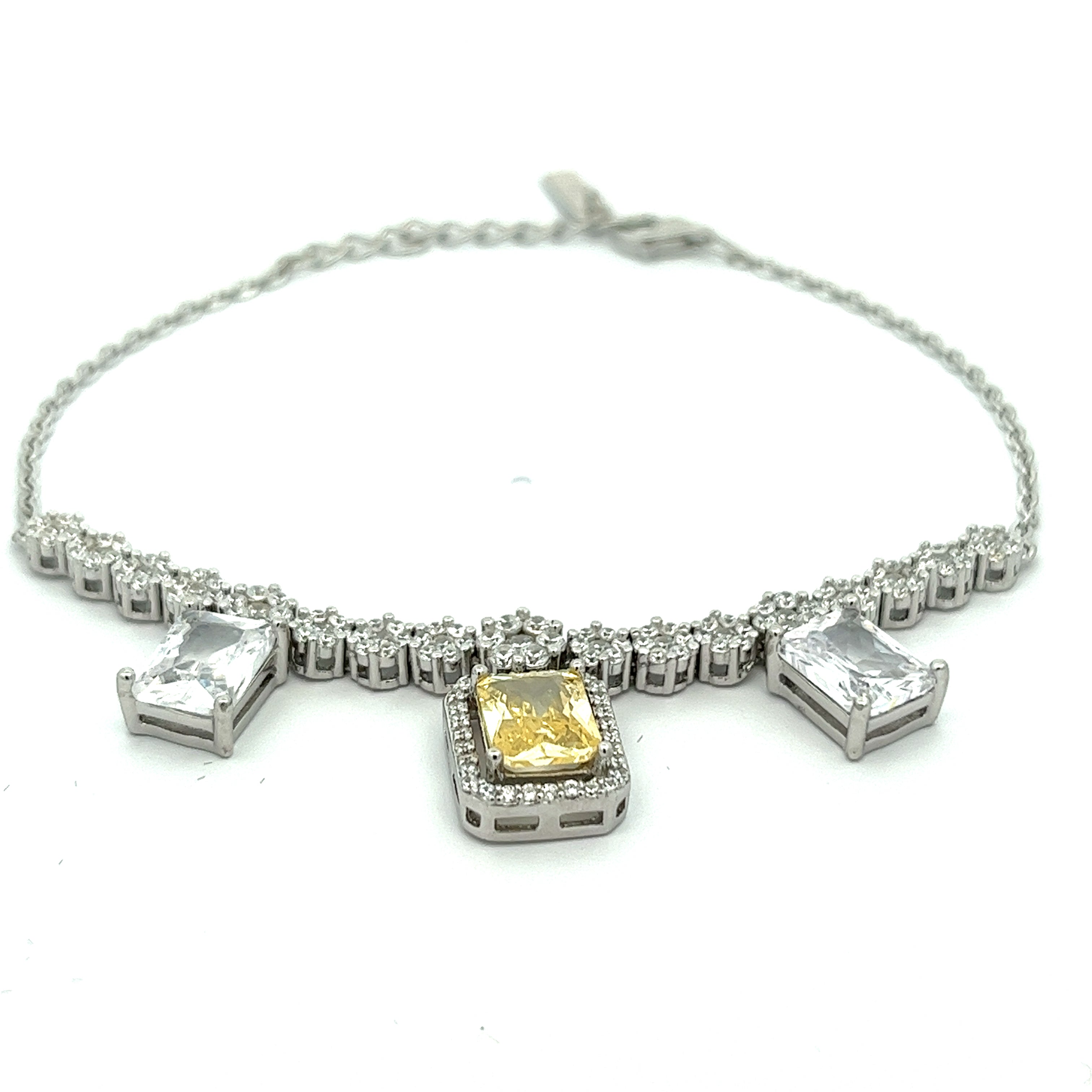 PurpleLuck In the Name of Love Silver Bracelet