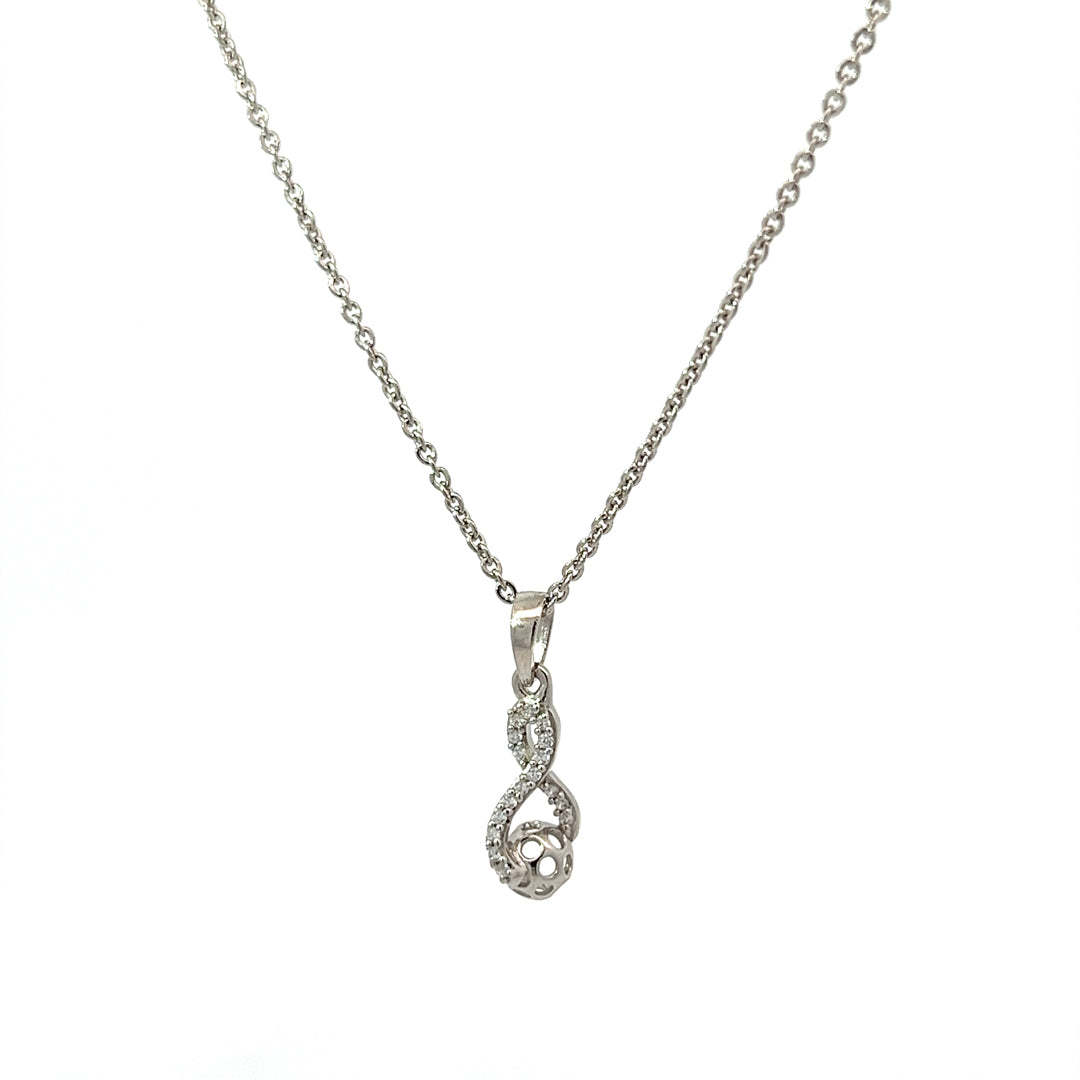 PurpleLuck Infinite 925 Silver Pendant. Infinite symbol minimal luxury daily wear jewellery for women. Gift for Rakshabandhan 