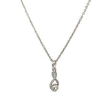 PurpleLuck Infinite 925 Silver Pendant. Infinite symbol minimal luxury daily wear jewellery for women. Gift for Rakshabandhan 