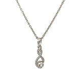 PurpleLuck Infinite 925 Silver Pendant. Infinite symbol minimal luxury daily wear jewellery for women. Gift for Rakshabandhan 