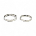 PurpleLuck Jamie Silver Couple Rings