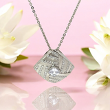 PurpleLuck Jennie 925 Silver Pendant Luxury Festive and wedding wear for women and girls