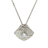 PurpleLuck Jennie 925 Silver Pendant Luxury Festive and wedding wear for women and girls