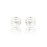 PurpleLuck Julia 925 Silver Ear Cuffs for daily and party wear for girls and women. Minimal and modern design