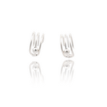 PurpleLuck Julia 925 Silver Ear Cuffs for daily and party wear for girls and women. Minimal and modern design