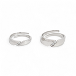 PurpleLuck Karlie 925 Silver Couple Rings Luxury adjustable elegant rings for romantic gift. Couple rings for Man and Women