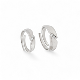 PurpleLuck Karlie 925 Silver Couple Rings Luxury adjustable elegant rings for romantic gift. Couple rings for Man and Women