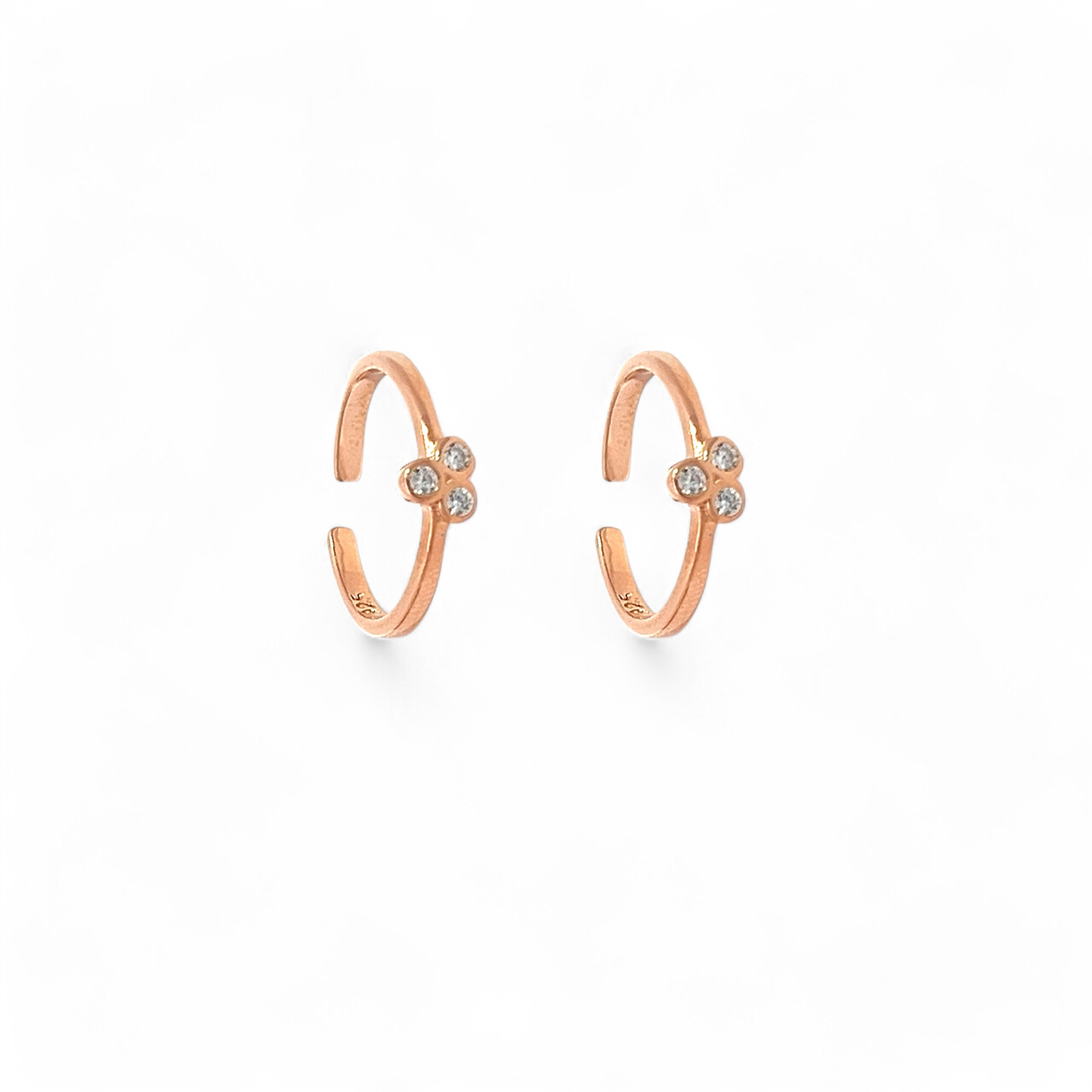 PurpleLuck Kriti Rose Gold Toe Rings