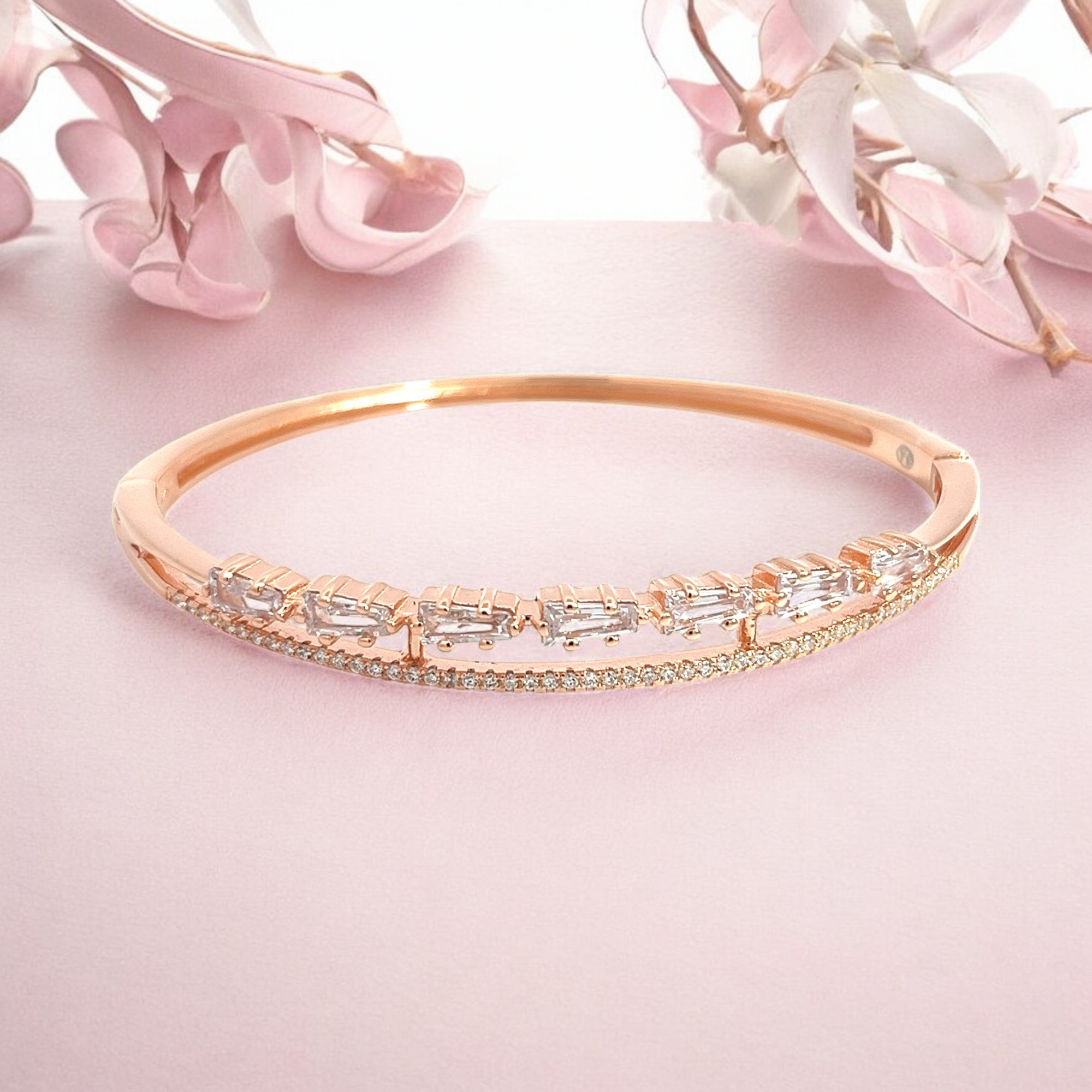 PurpleLuck-Lillian Rose Gold Bracelet