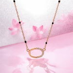 PurpleLuck Love Lock Rose Gold  Pendant.Sterling Silver simple charm pendant for omen and girls with adjustable chain. Rakshabandhan gift for sister
