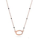 PurpleLuck Love Lock Rose Gold  Pendant.Sterling Silver simple charm pendant for omen and girls with adjustable chain. Rakshabandhan gift for sister