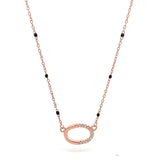 PurpleLuck Love Lock Rose Gold  Pendant.Sterling Silver simple charm pendant for omen and girls with adjustable chain. Rakshabandhan gift for sister