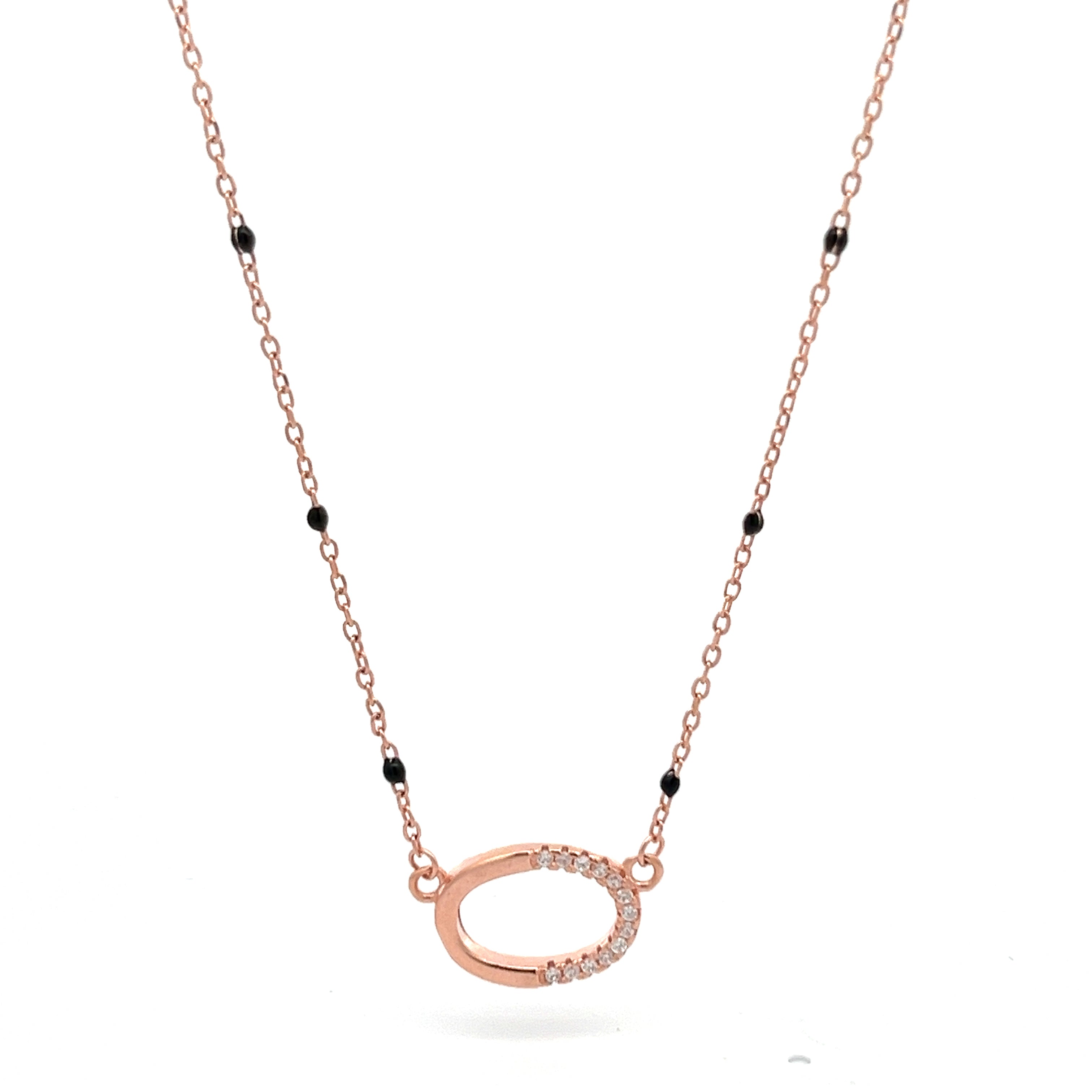 PurpleLuck Love Lock Rose Gold  Pendant.Sterling Silver simple charm pendant for omen and girls with adjustable chain. Rakshabandhan gift for sister