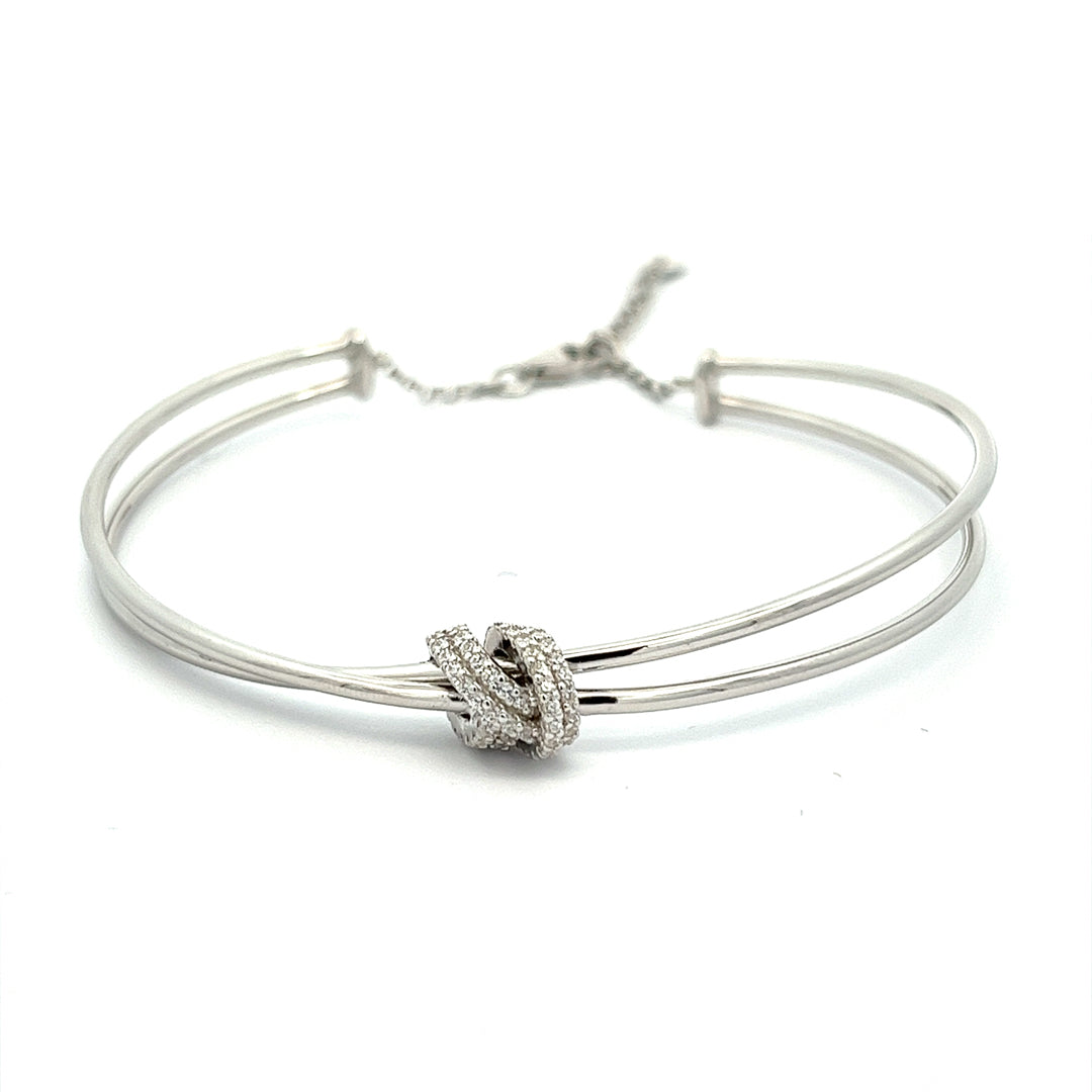 PurpleLuck Kyra Silver Bracelet