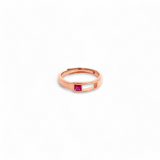 PurpleLuck Lucine 925 Silver Ring. Romantic gift for women on Birthday and anniversary