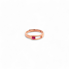 PurpleLuck Lucine 925 Silver Ring. Romantic gift for women on Birthday and anniversary