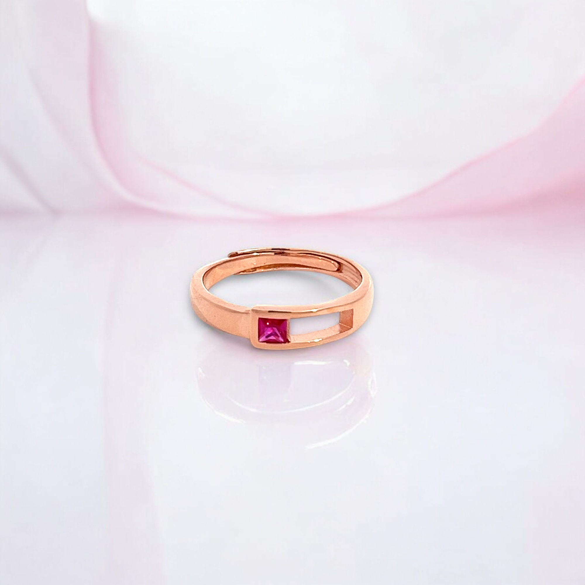 PurpleLuck Lucine 925 Silver Ring. Romantic gift for women on Birthday and anniversary