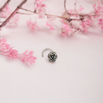 Purpleluck Madhuri Oxidized Silver Nose Pin trendy traditional Indian jewellery