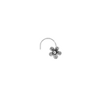 Purpleluck Mahima Oxidized Silver Nose Pin trendy traditional indain jewellery