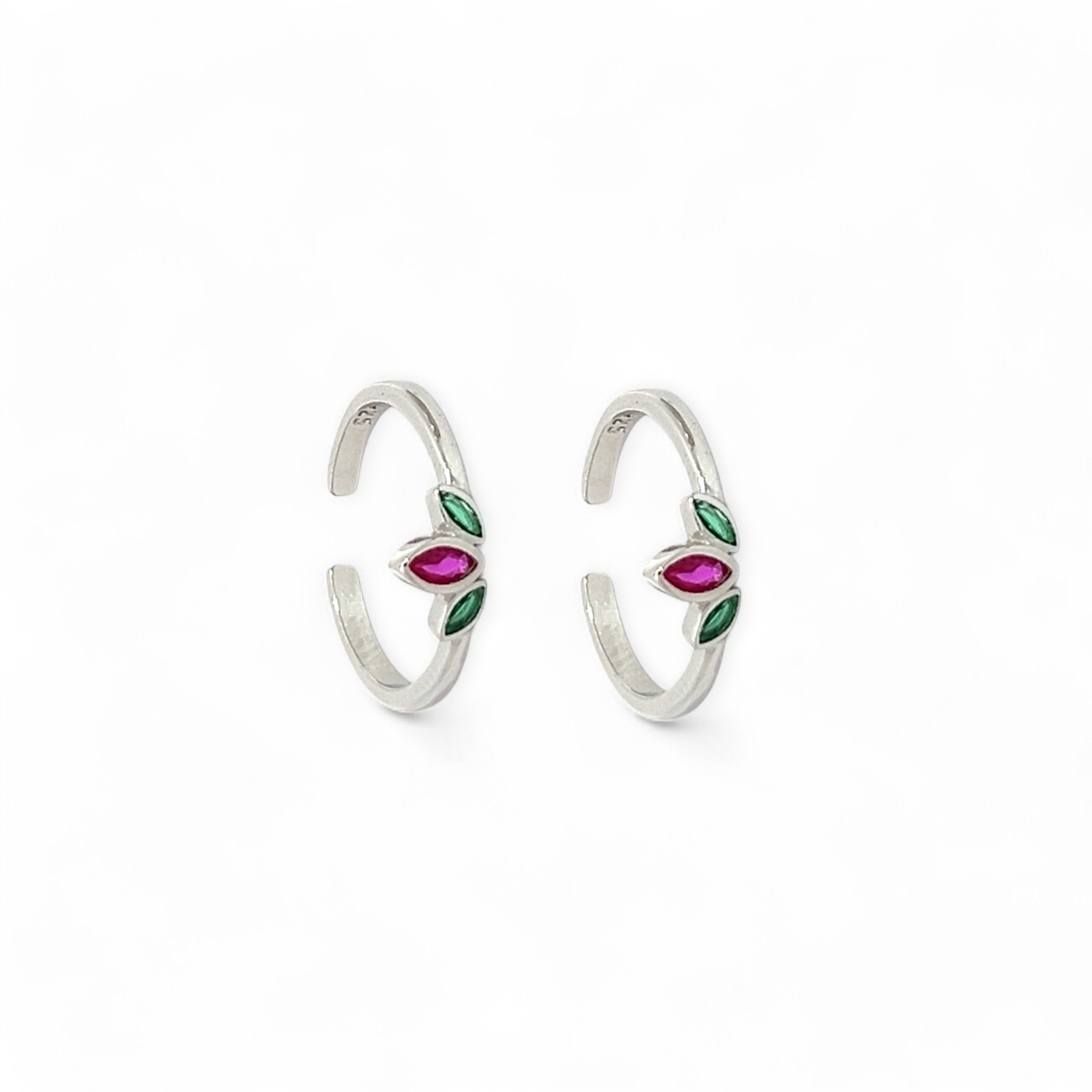 Purpleluck Mandanna Silver Toe Rings