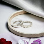 PurpleLuck Marilyn 925 Silver Couple Ring  Adjustable modern and elegant ring for Him and Her. Perfect Romantic gift