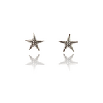 PurpleLuck Meryl Starfish Oxidized 925 Silver Earrings for Office and daily wear. Perfect gift for girlfriend and wife