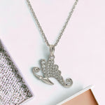 PurpleLuck Monarch 925 Silver Butterfly Pendant for gifting to girlfriend  and wife with adjustable chain