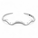 PurpleLuck Nadira 925 Silver Bracelet Elegant Zircon Stone bracelet Perfect for Festive wear. Luxury gift for women and girls