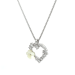 Purpleluck The Florentine 925 Silver Pendant. Pendant for girls and women. Romantic gift. Modern aesthetic pendant