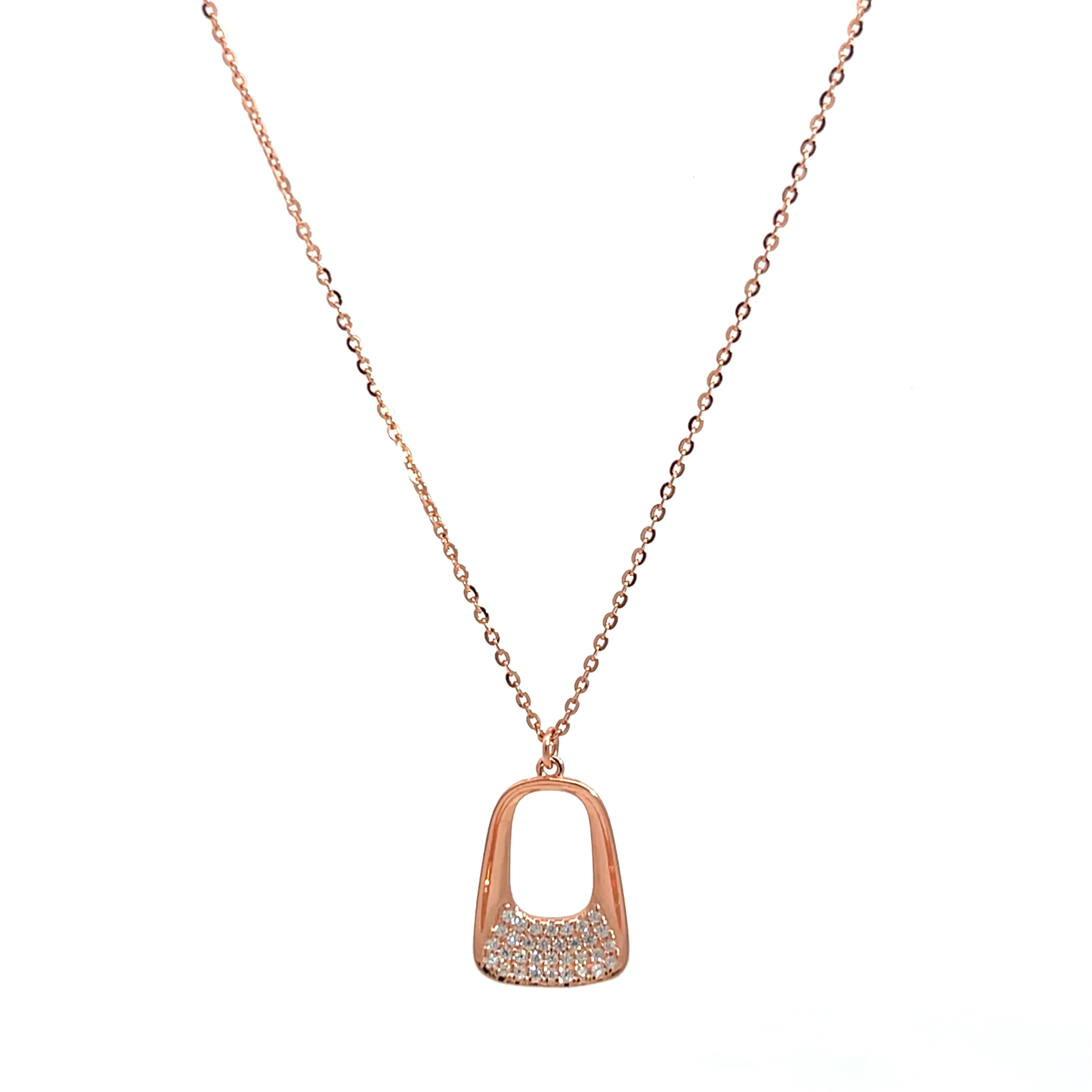 PurpleLuck Rose Gold Elara Pendant
