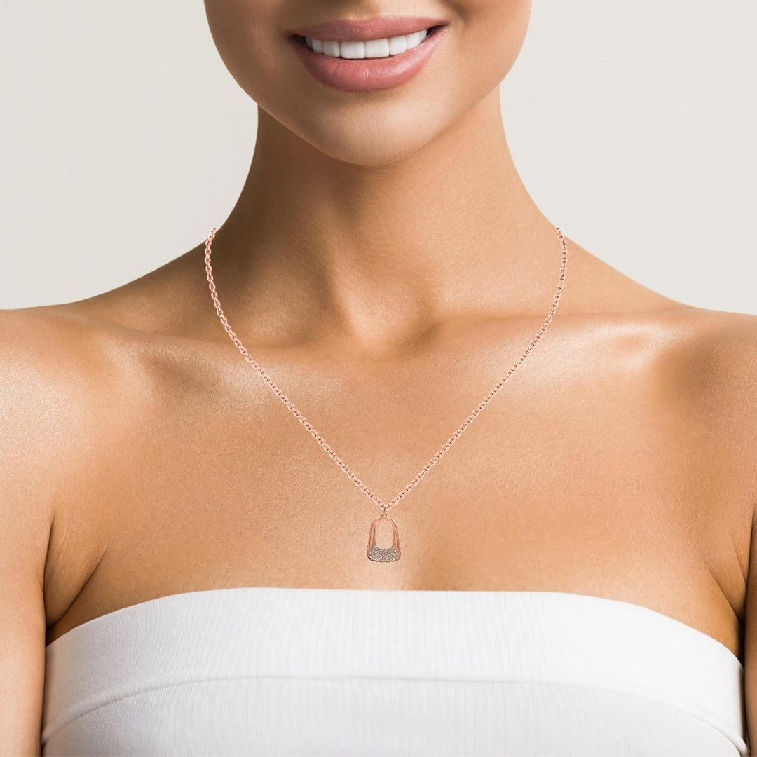 PurpleLuck Rose Gold Elara Pendant